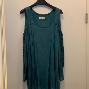 Terra Sky Cold Shoulder Tunic